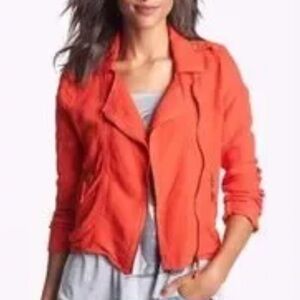 Lucky Brand Chic Women's Blazer in Vibrant Mango Orange